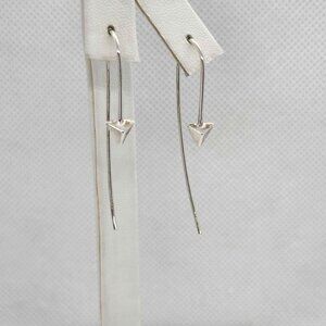 Brand New Sterling Silver 925 TRIANGLE Earrings